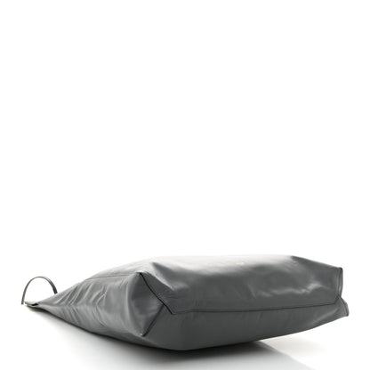 Celine Calfskin Vertical Clasp Cabas Grey 4 of 11
