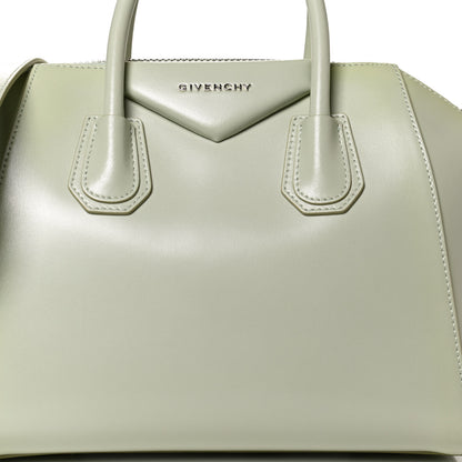 Givenchy Shiny Lord Calfskin Small Antigona Aqua Green 8 of 10