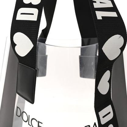 Dolce & Gabbana PVC Street Shopping Logo Tote Black 7 of 9