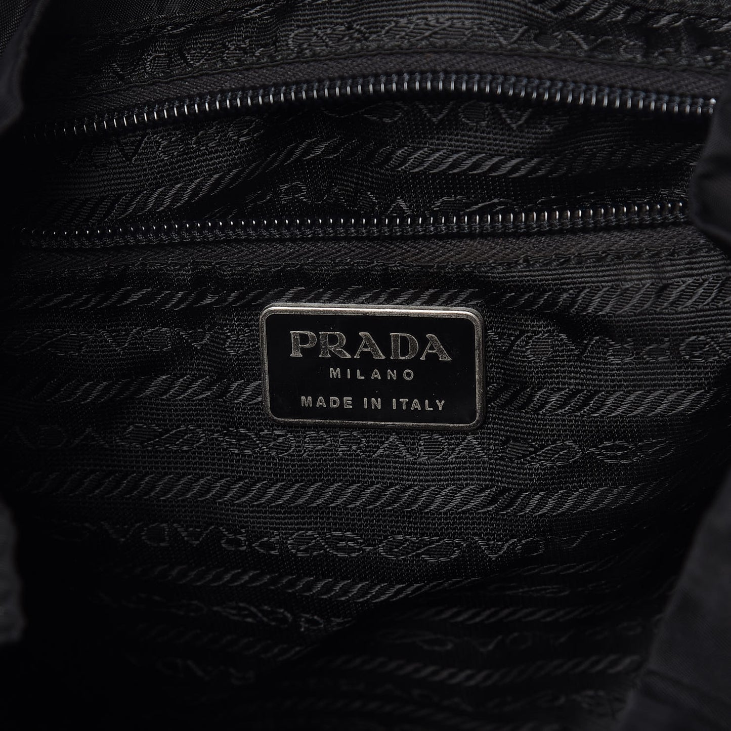 Nylon Vela Medium Backpack Black