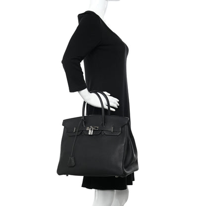 Hermes Togo Birkin 35 Black 2 of 12