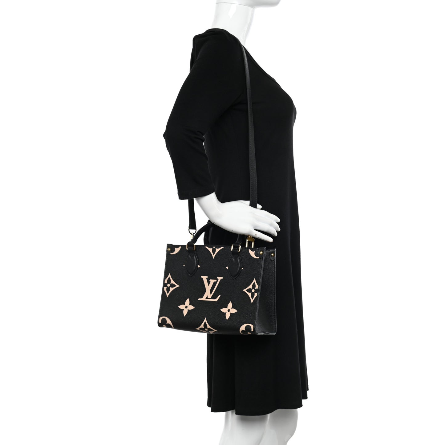 Empreinte Monogram Giant Onthego PM Black Beige