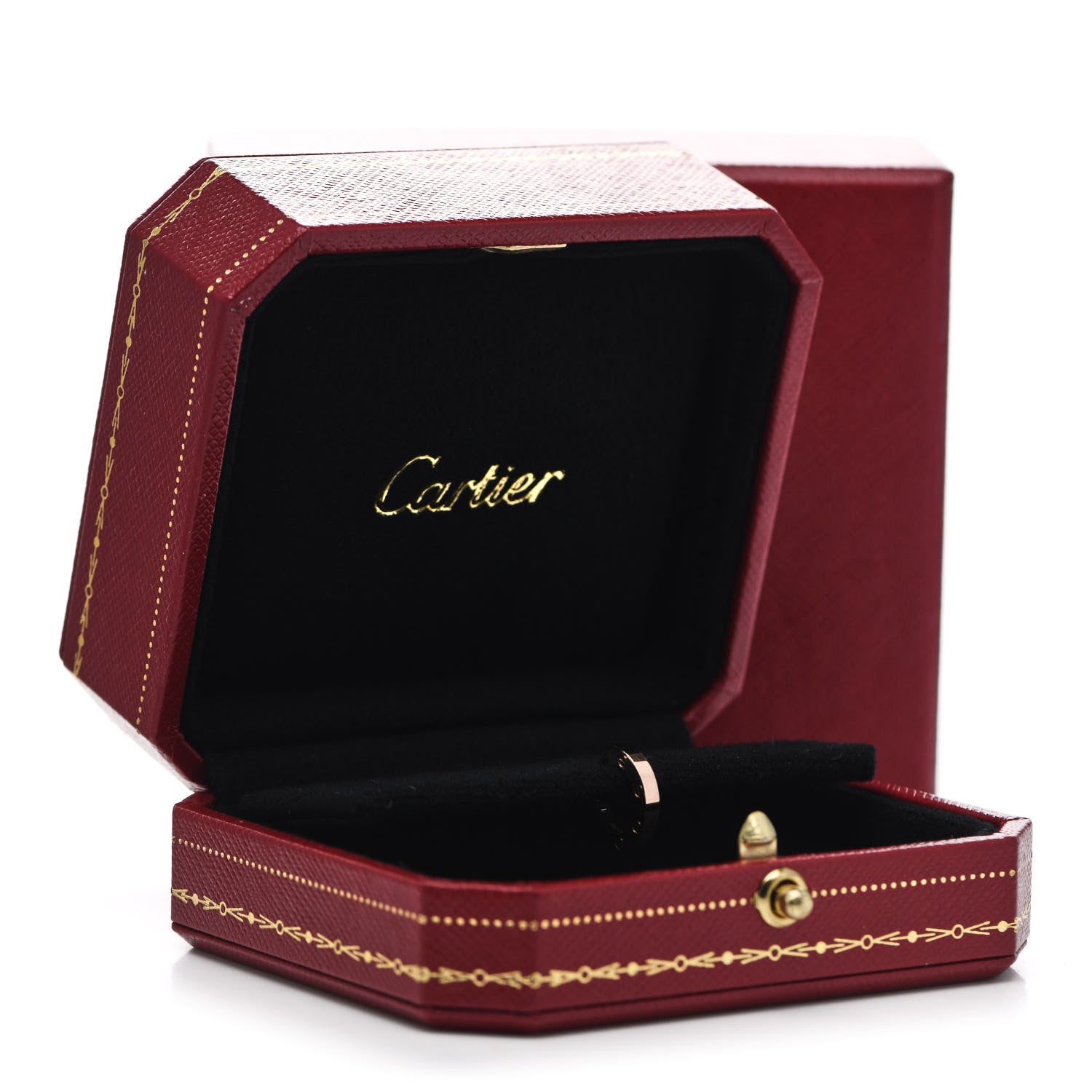 Cartier 18K Pink Gold Single LOVE Hoop Earring 6 of 6