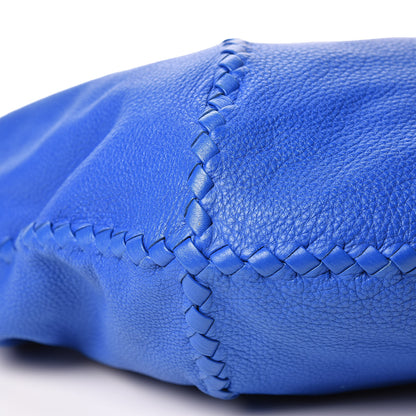 Bottega Veneta Cervo Deerskin Large Hobo Signal Blue 12 of 14
