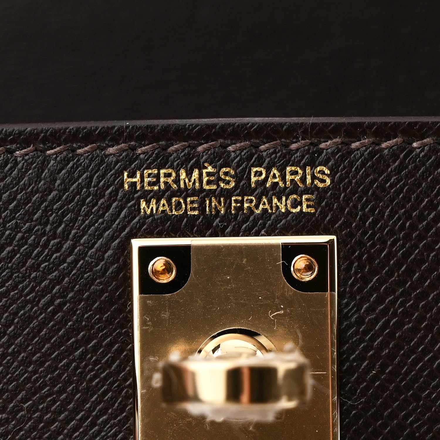 Hermes Madame Calfskin Mini Kelly Sellier 20 Bai Brun 6 of 10
