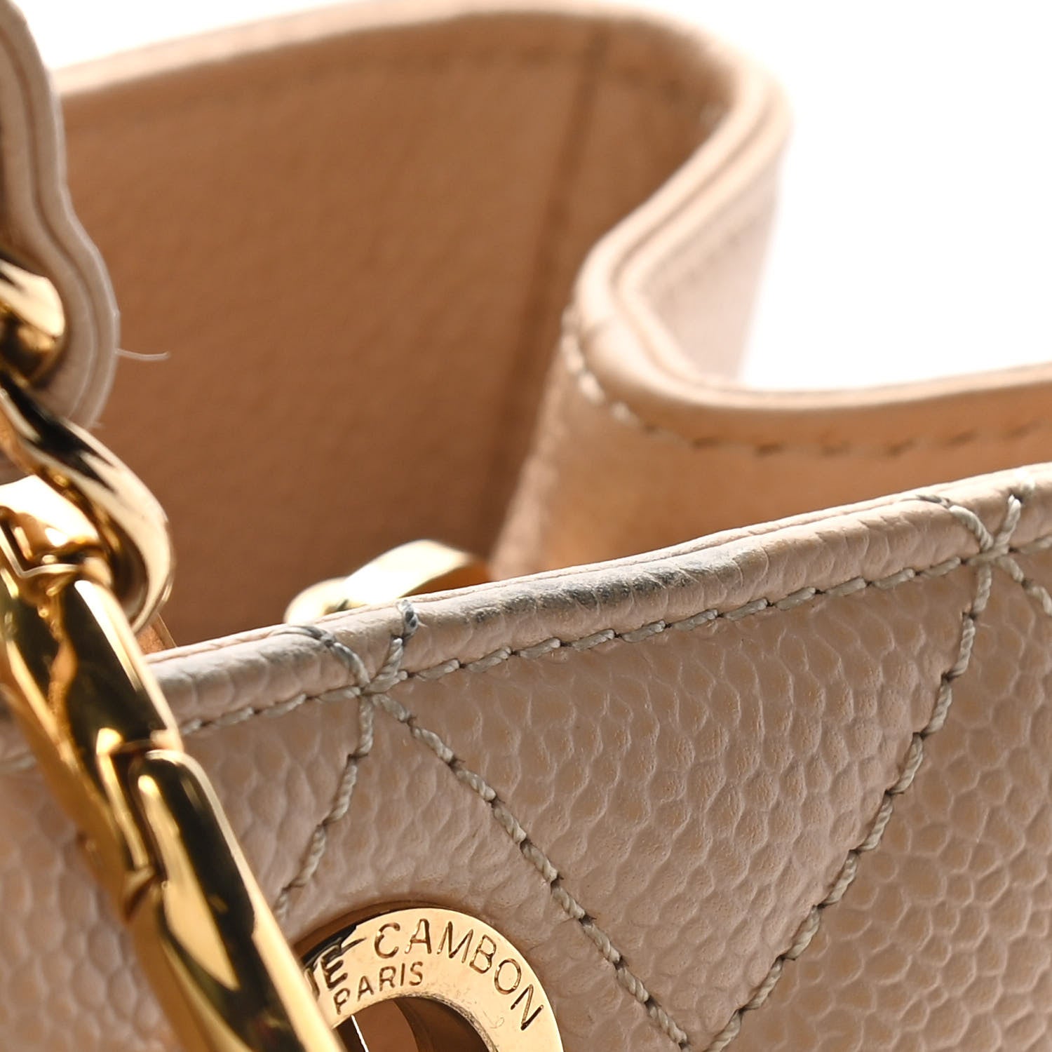 Chanel Caviar Quilted Grand Shopping Tote GST Beige Clair 22 of 23