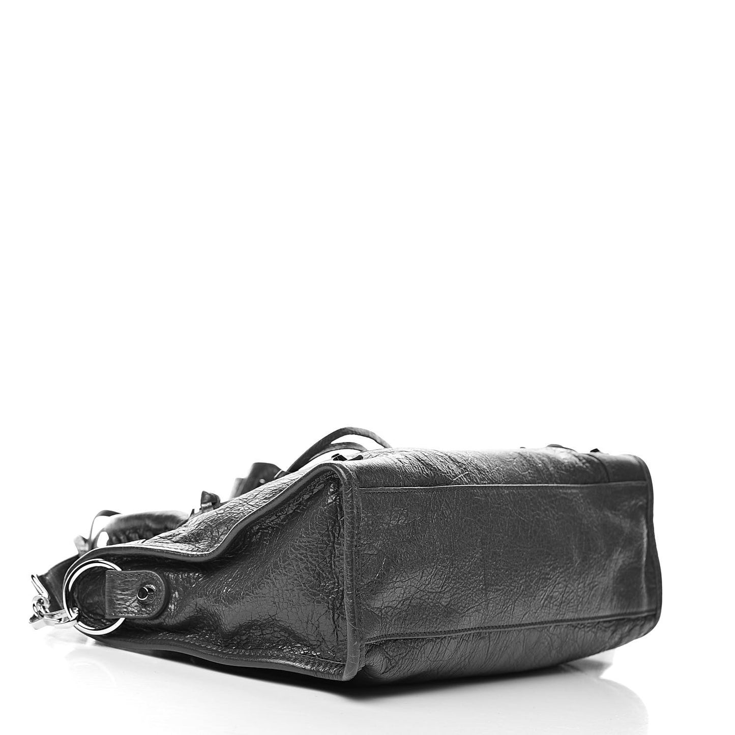 Agneau Classic Silver Hardware S City Gris Fossile