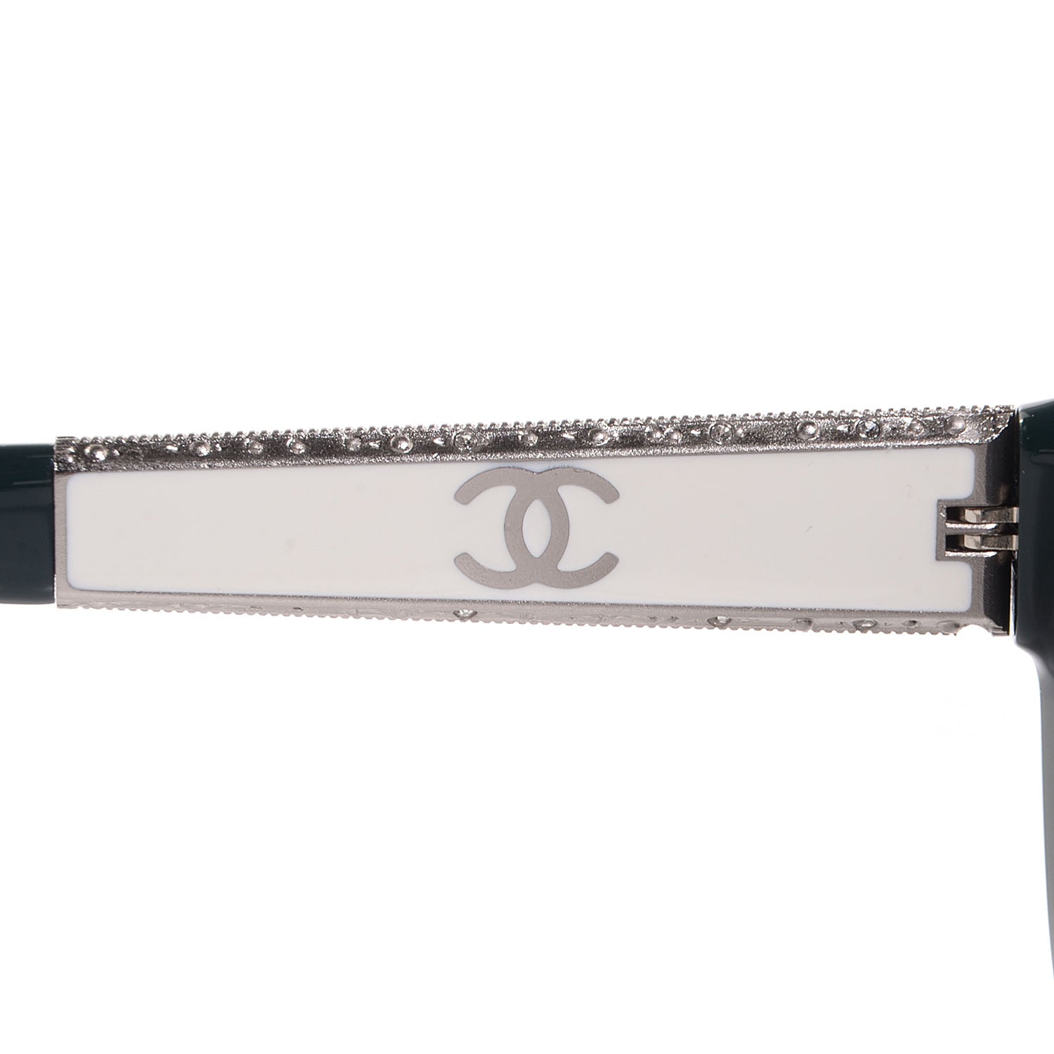 Chanel Cat Eye Bijoux Sunglasses 5298 B Green 6 of 9