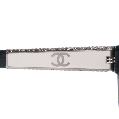 Chanel Cat Eye Bijoux Sunglasses 5298 B Green 6 of 9
