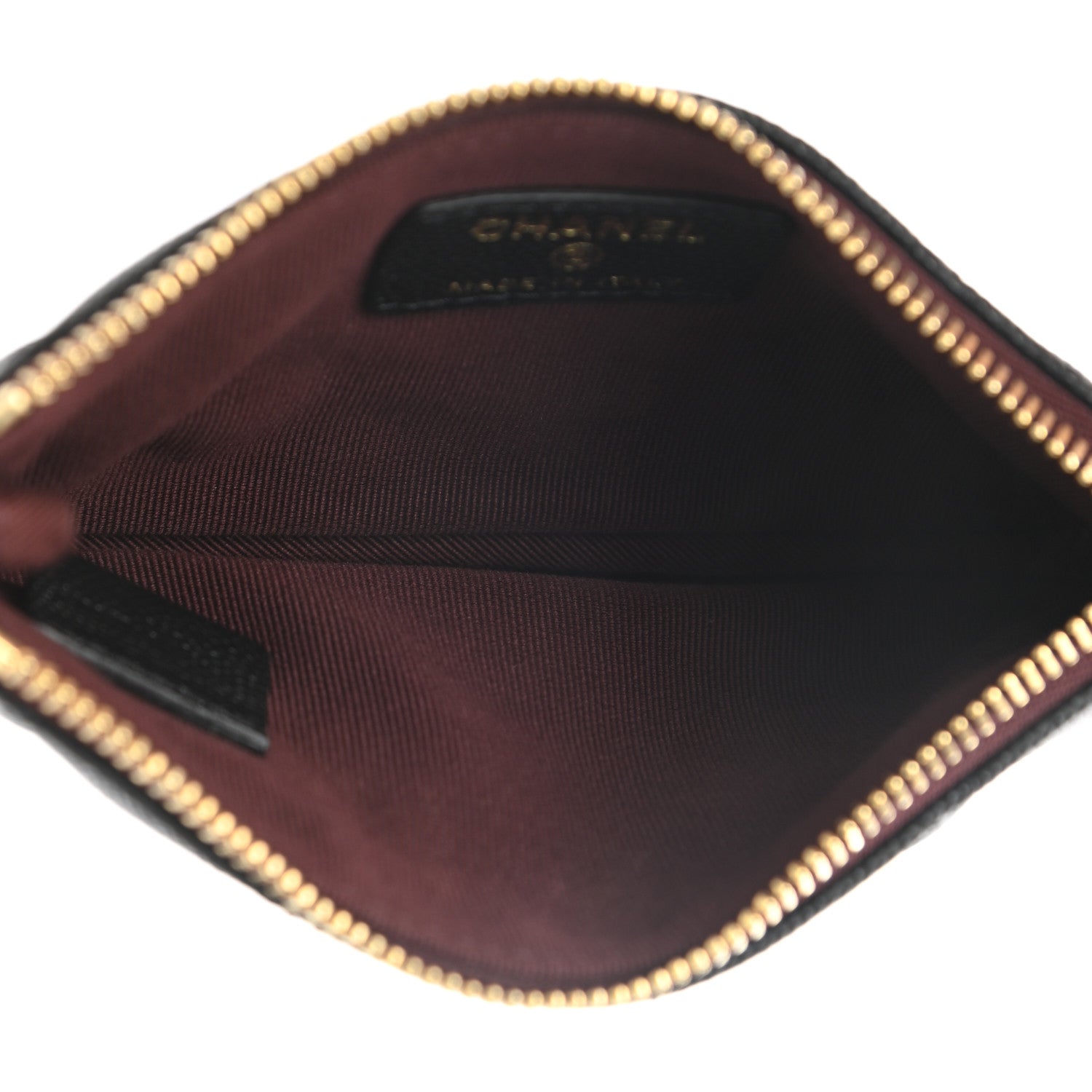 Chanel Caviar Quilted Small Cosmetic Case Black 5 of 9
