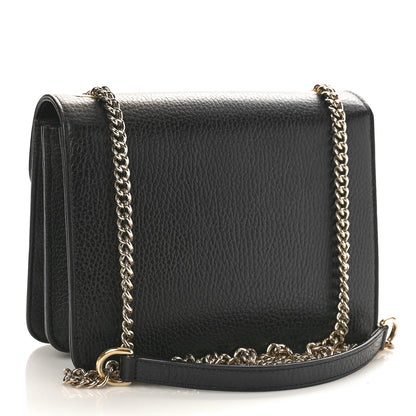 Gucci Dollar Calfskin Small Interlocking G Shoulder Bag Black 2 of 9