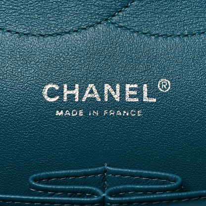 Chanel Lambskin Quilted Jumbo Double Flap Turquoise 6 of 10