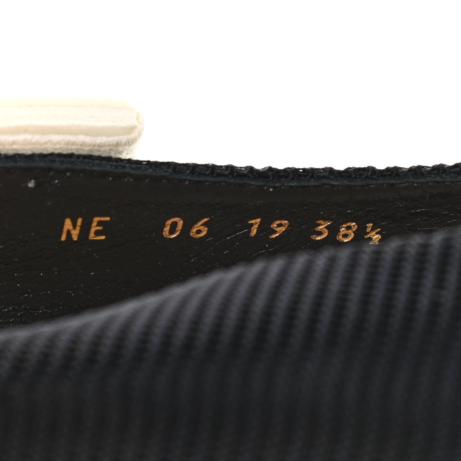Christian Dior Technical Canvas Ribbon J'Adior Slingback Ballet Flats 38.5 Black 8 of 8
