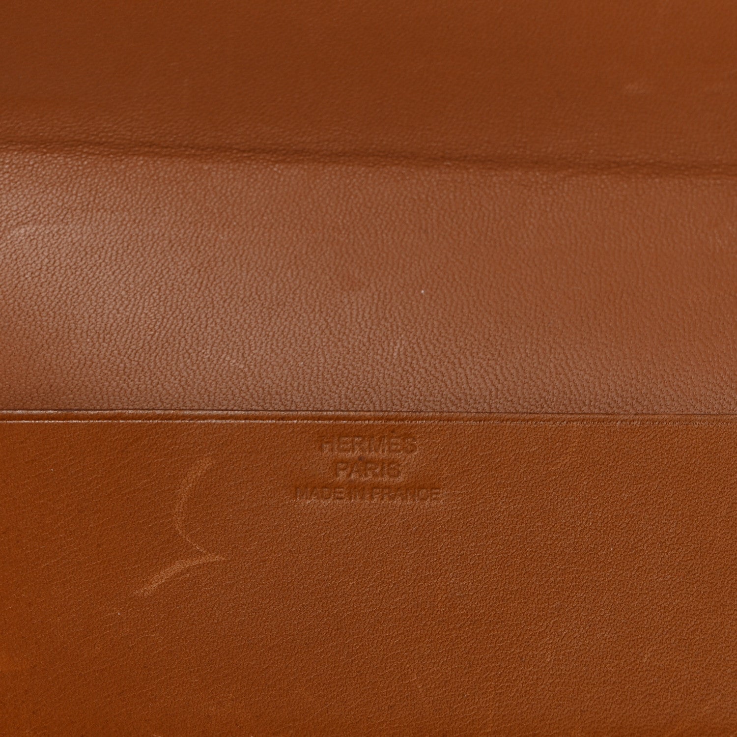 Hermes Barenia Guernesey Card Case Fauve 6 of 10