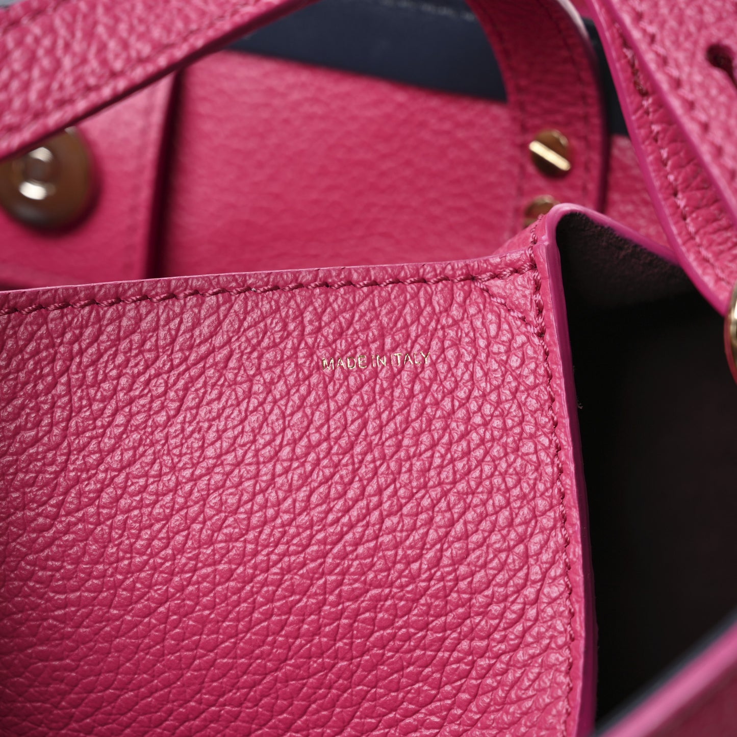 Calfskin Small East West Sense Tote Fizzy Pink