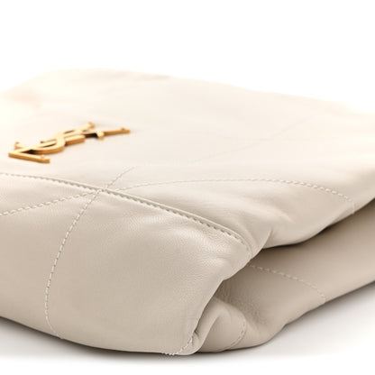 Saint Laurent Lambskin Matelasse Monogram Medium Jamie 4.3 Pochon Crema Soft 11 of 11