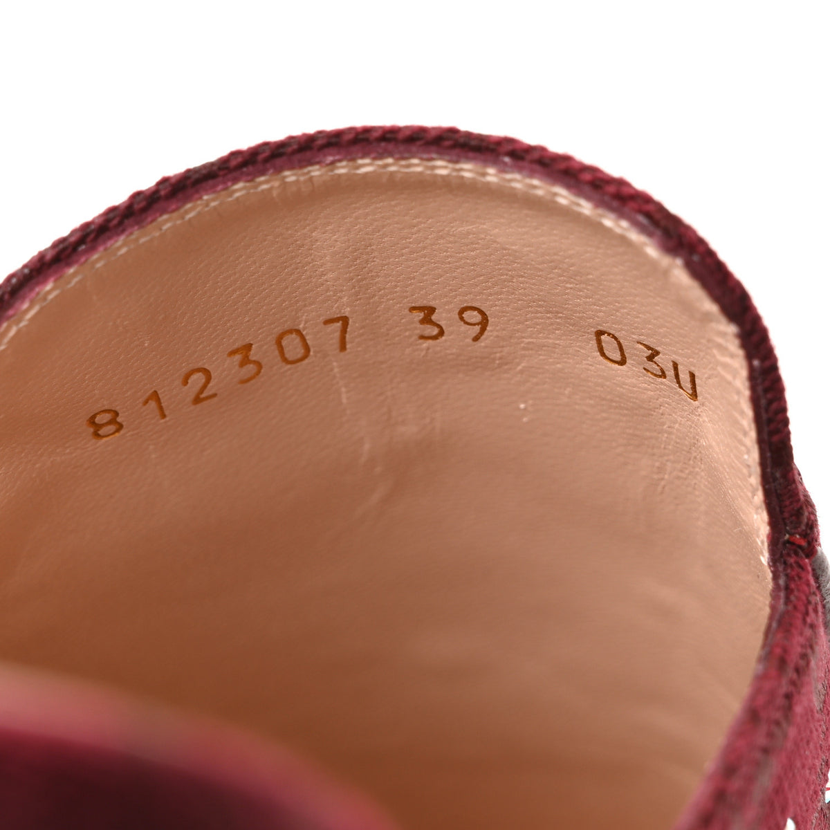 Gucci Crystal Canvas GG Monogram Nappa Womens Princetown Slippers 39 Rosso Ancora 9 of 10
