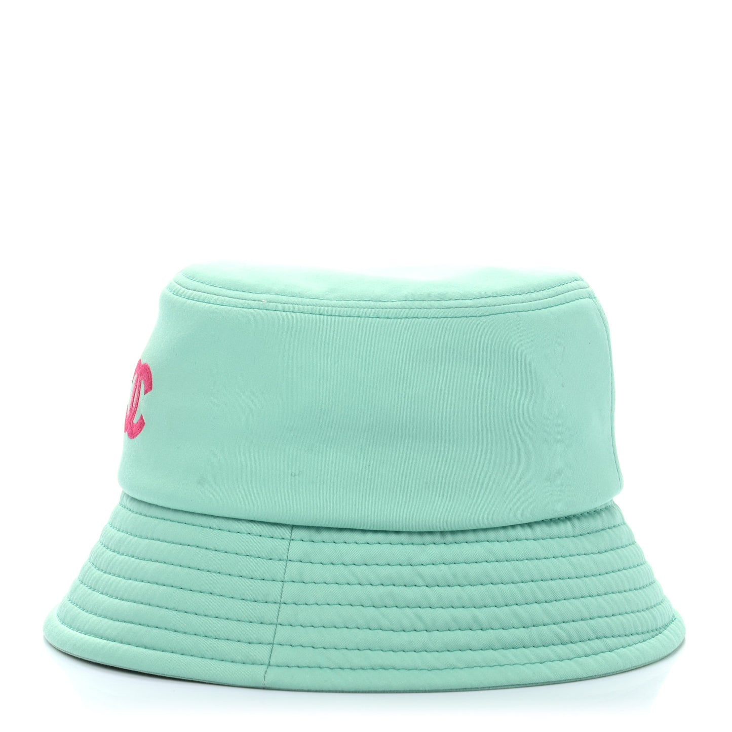 Cotton CC Cloche Bucket Hat S Turquoise Fuchsia