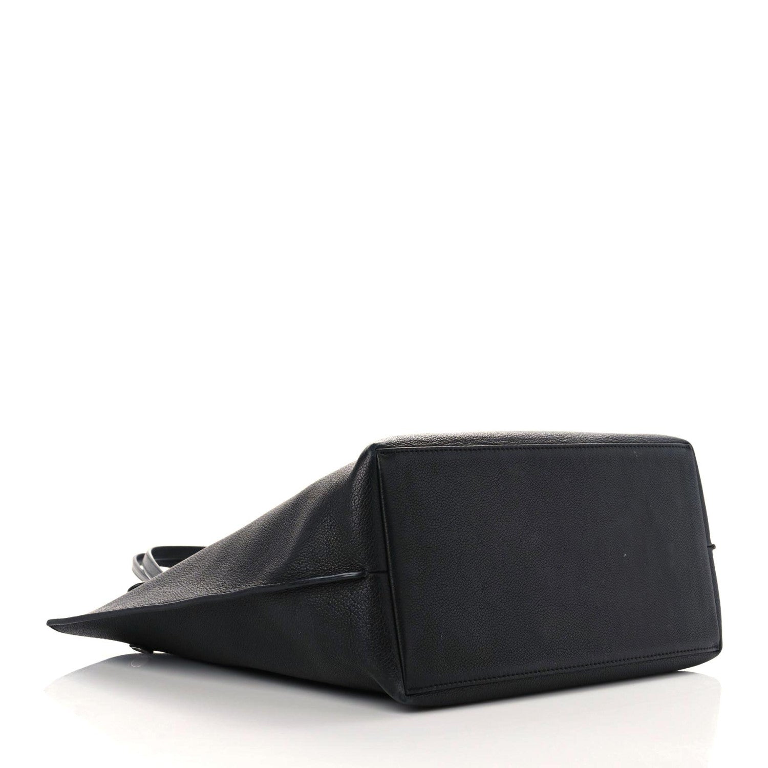 Louis Vuitton Calfskin Lockme Go Tote Black 3 of 15