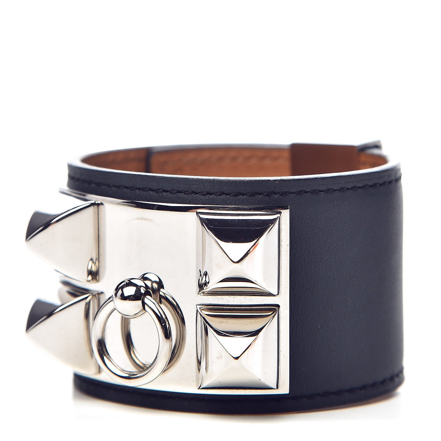 Hermes Swift Collier De Chien CDC Bracelet S Bleu Obscur 1 of 7