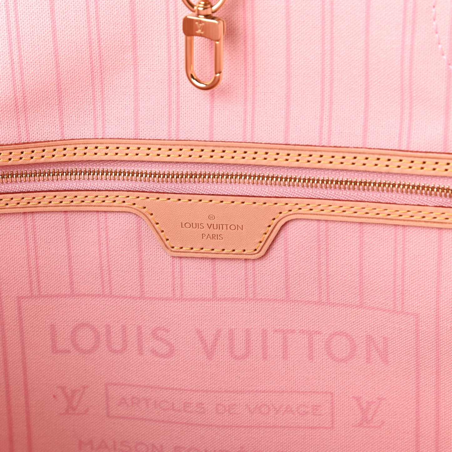 Damier Azur Neo Neverfull MM Rose Ballerine