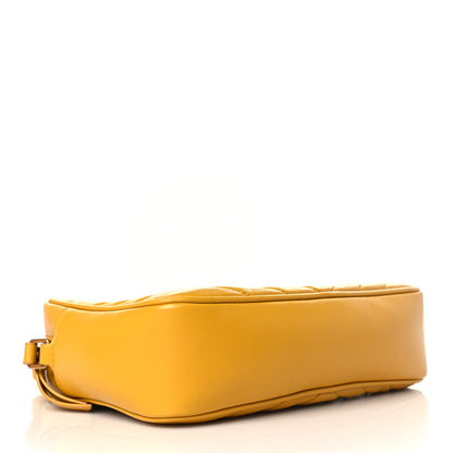 Saint Laurent Calfskin Matelasse Monogram Lou Camera Bag Safran 4 of 9