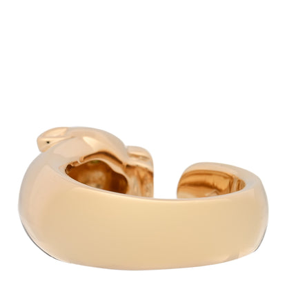 Cartier 18K Yellow Gold Tsavorite Onyx 11mm Panthere De Cartier Ring 52 6 4 of 6
