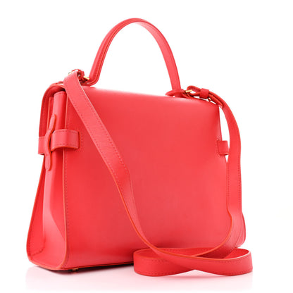 Delvaux Calfskin MM Tempete Satchel Coral 4 of 15