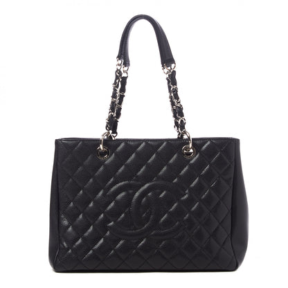 Chanel Caviar Quilted Grand Shopping Tote GST Black 1 of 9