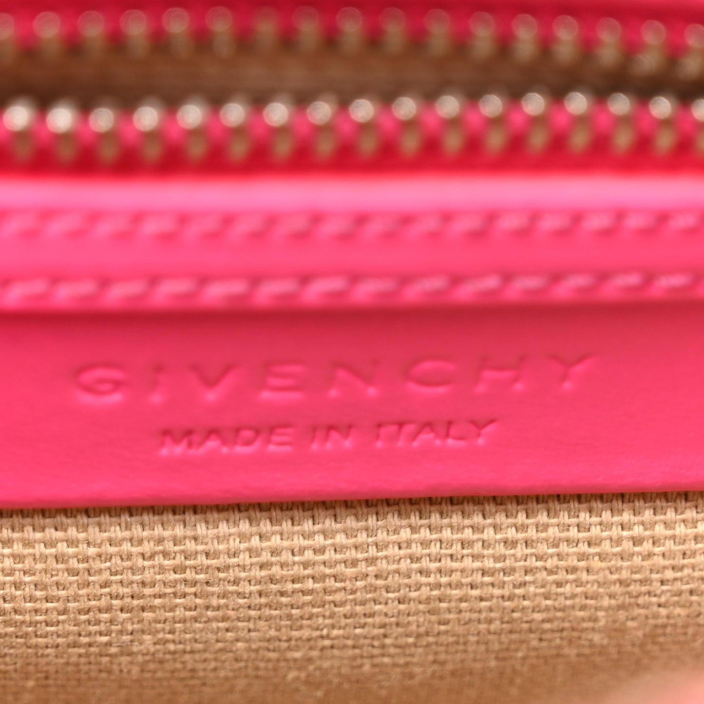 Shiny Lord Calfskin Mini Antigona Shocking Pink