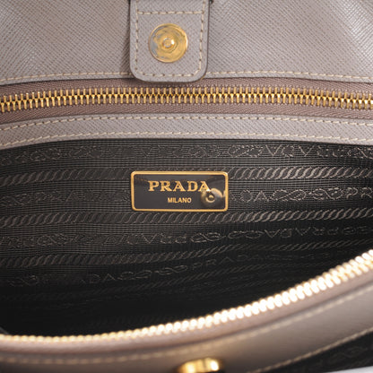 Prada Saffiano Lux Medium Tote Argilla 7 of 8