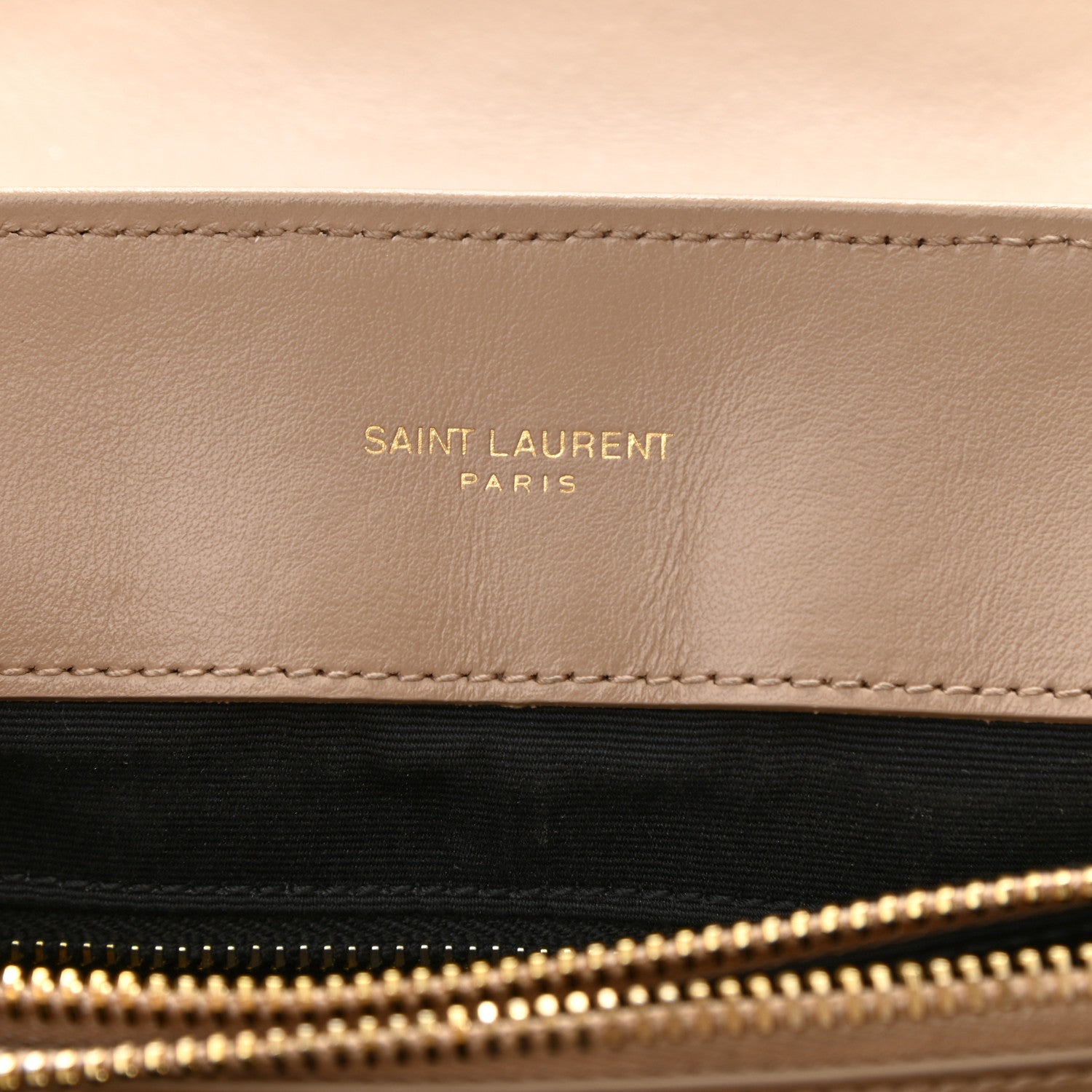 Saint Laurent Calfskin Y Quilted Monogram Medium Loulou Chain Satchel Light Natural 6 of 11