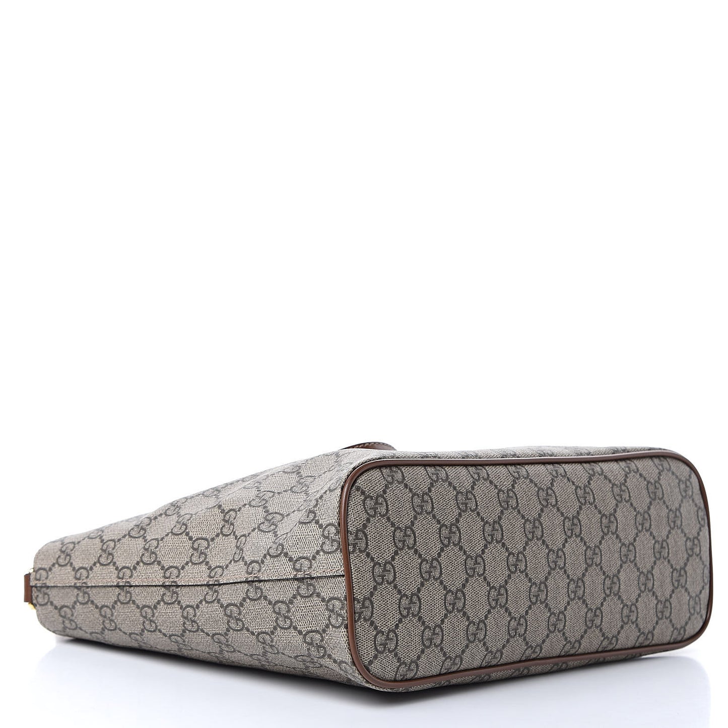 Soft GG Supreme Monogram Small Crossbody Tote Beige Cuir