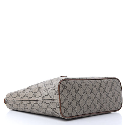 Gucci Soft GG Supreme Monogram Small Crossbody Tote Beige Cuir 4 of 13