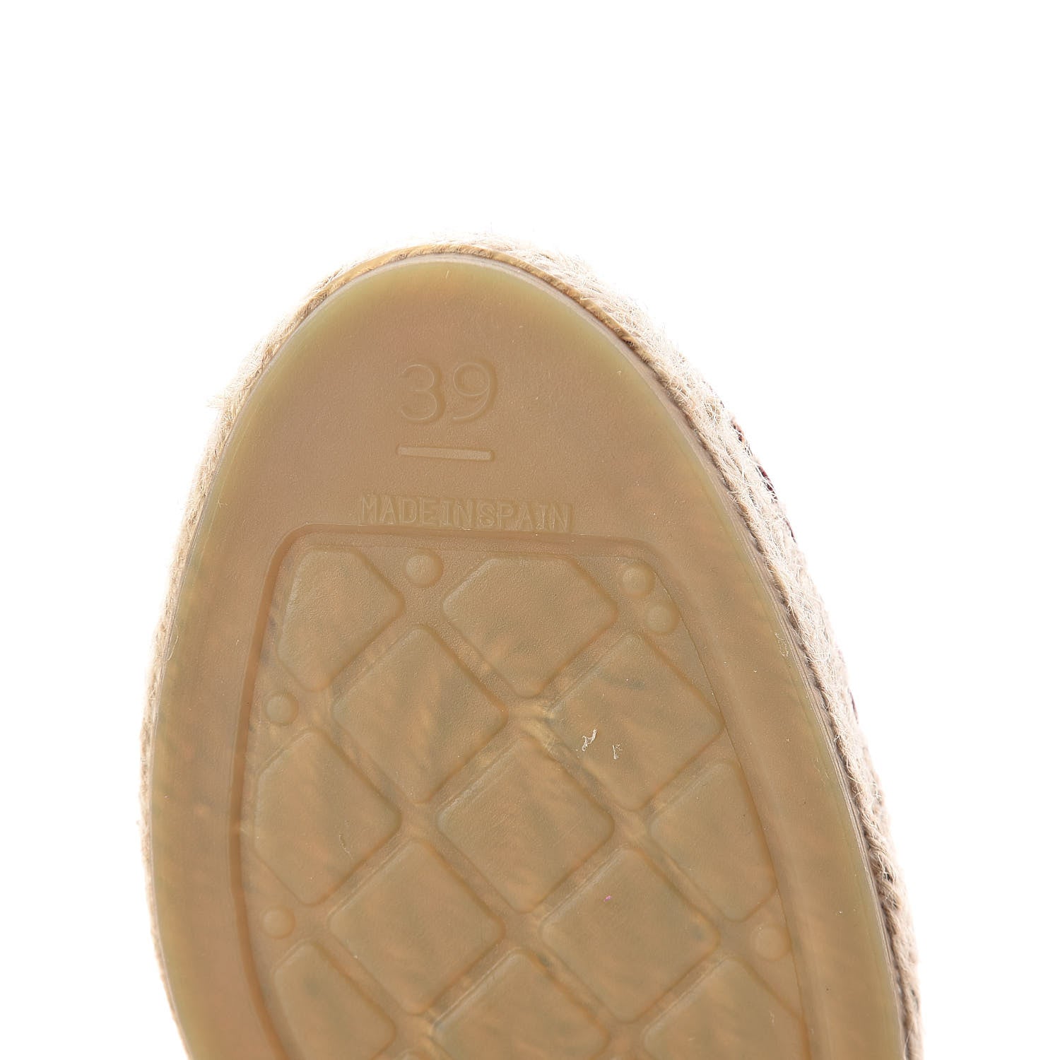 Chanel Lambskin CC Espadrilles 39 Red 6 of 8