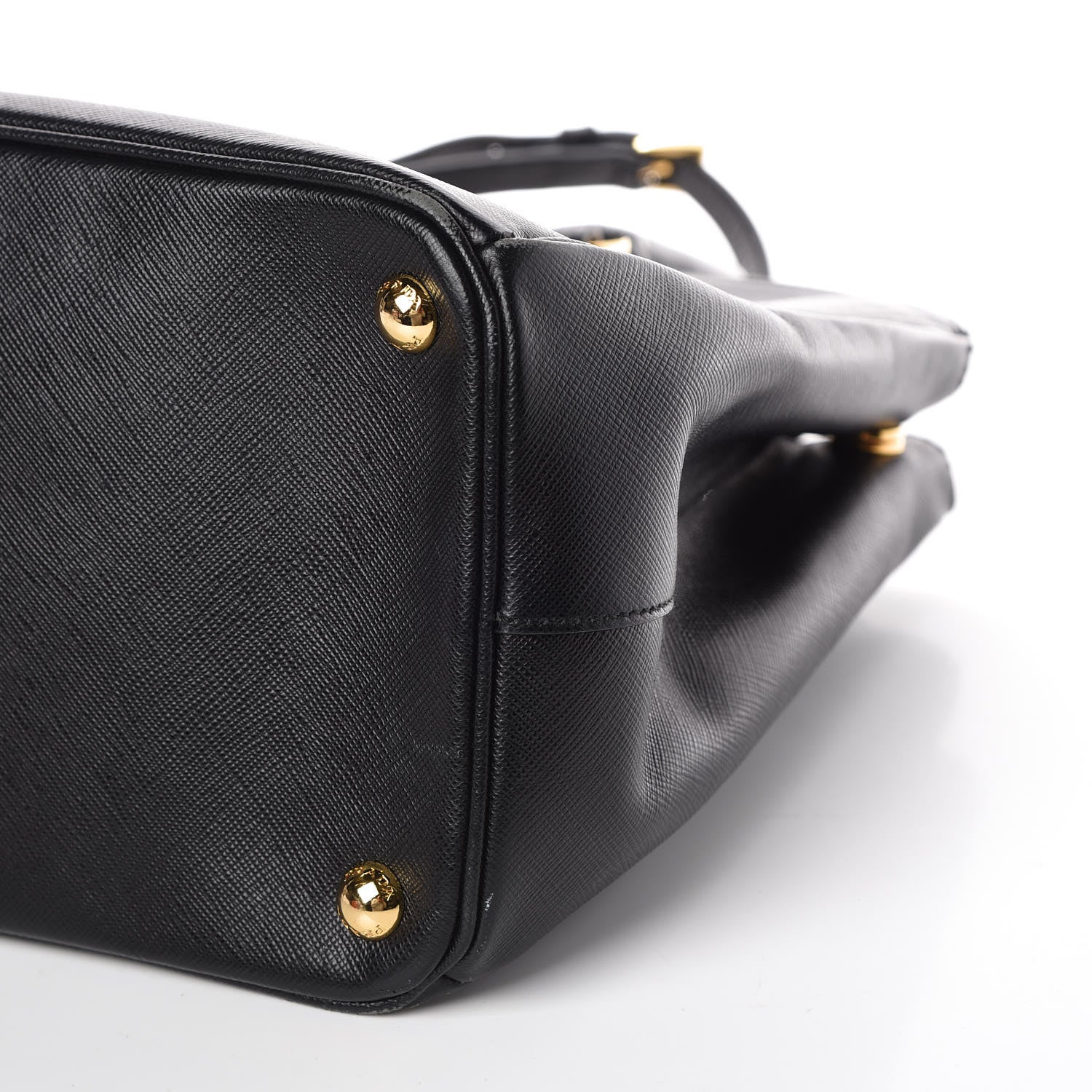 Prada Saffiano Medium Galleria Double Zip Tote Black 9 of 9