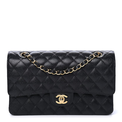 Chanel Caviar Quilted Medium Double Flap Black 1 of 5