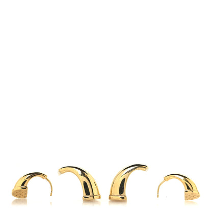 Louis Vuitton Metal Nanogram Sweet Dreams Horseshoe Earrings Gold 3 of 4
