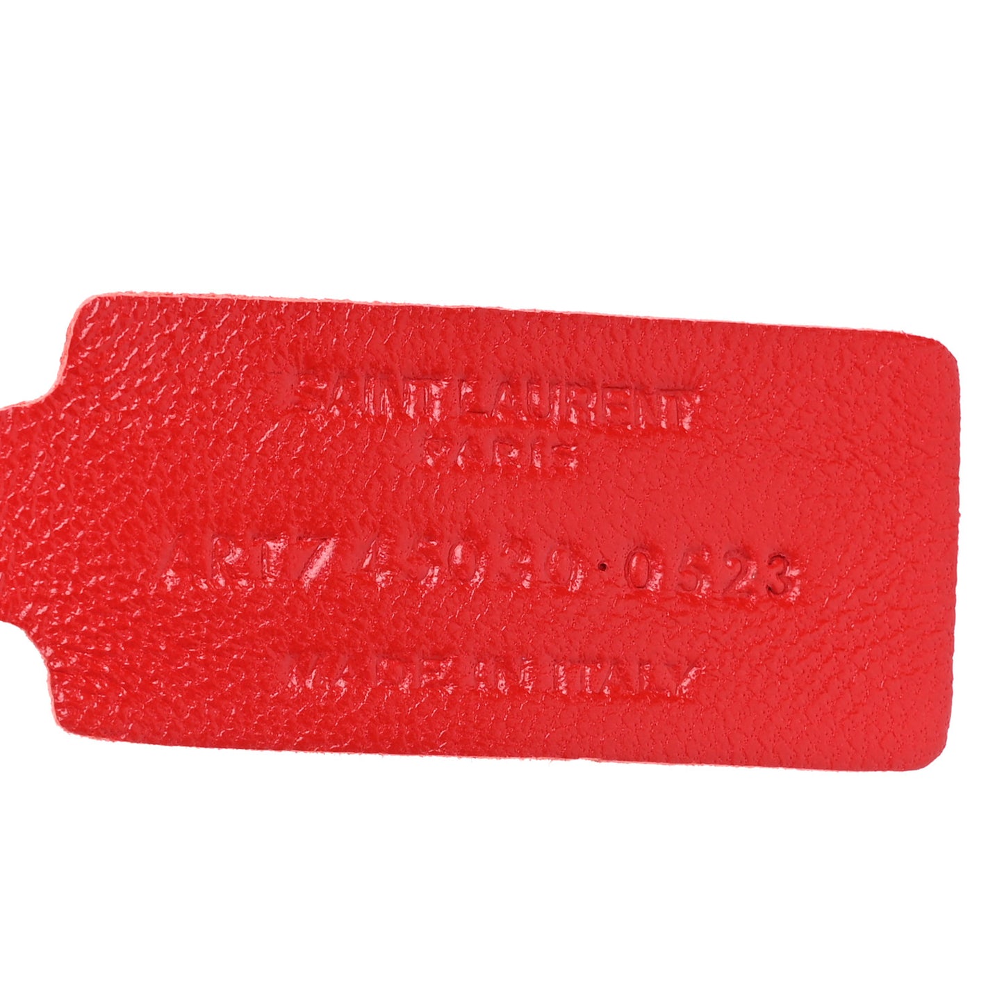 Brass Lambskin Monogram Cassandre Cage Bag Rouge Flamme