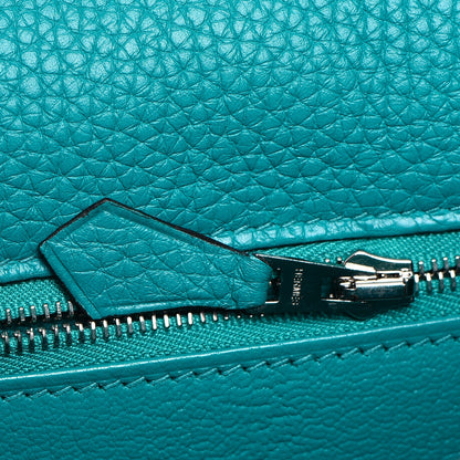 Hermes Taurillon Clemence Kelly Retourne 28 Bleu Paon 19 of 27