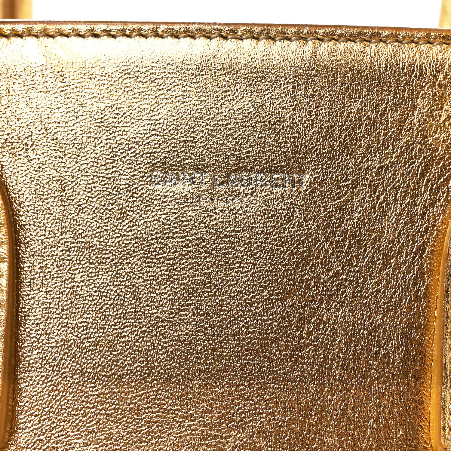 Saint Laurent Metallic Calfskin Baby Sac De Jour Ciad 8 of 13