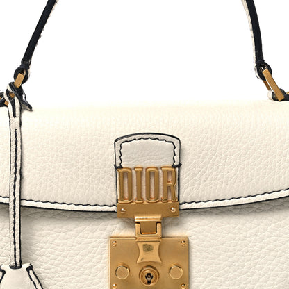 Christian Dior Calfskin Dioraddict Top Handle White 9 of 11