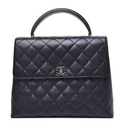 Chanel Caviar Quilted Jumbo Kelly Flap Black 1 of 13