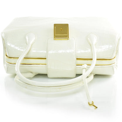 Judith Leiber Alligator Frame Bag White 6 of 11