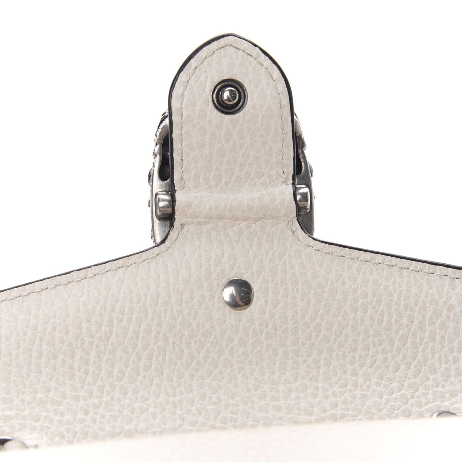 Gucci Dollar Calfskin Crystal Super Mini Dionysus Shoulder Bag Mystic White Black Diamond 12 of 12