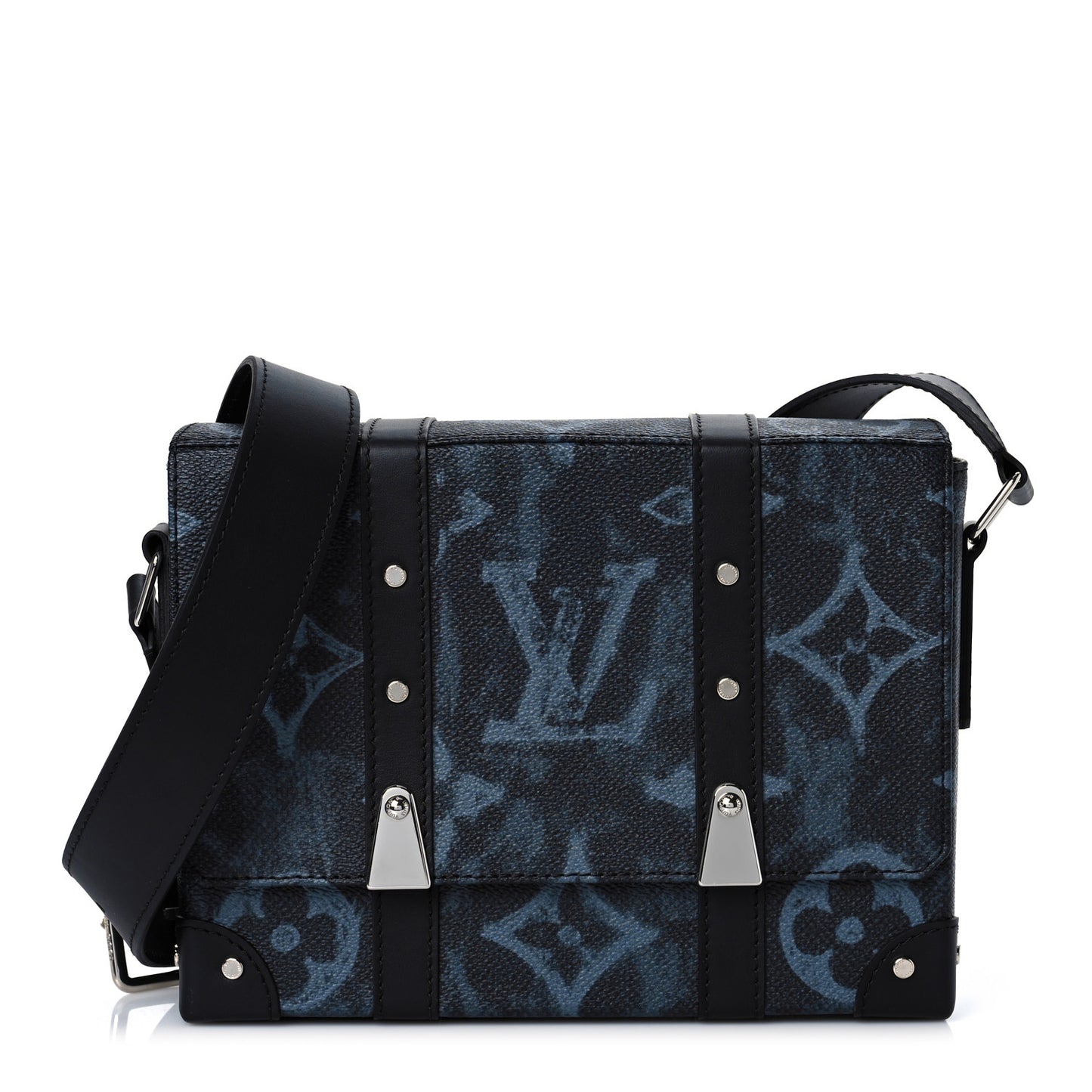 Monogram Pastel Trunk Messenger Black