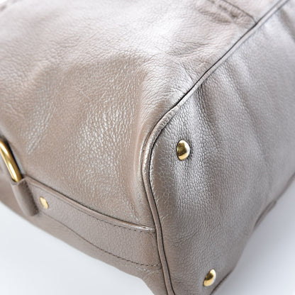 Saint Laurent Calfskin Oversized Muse Pewter 13 of 18