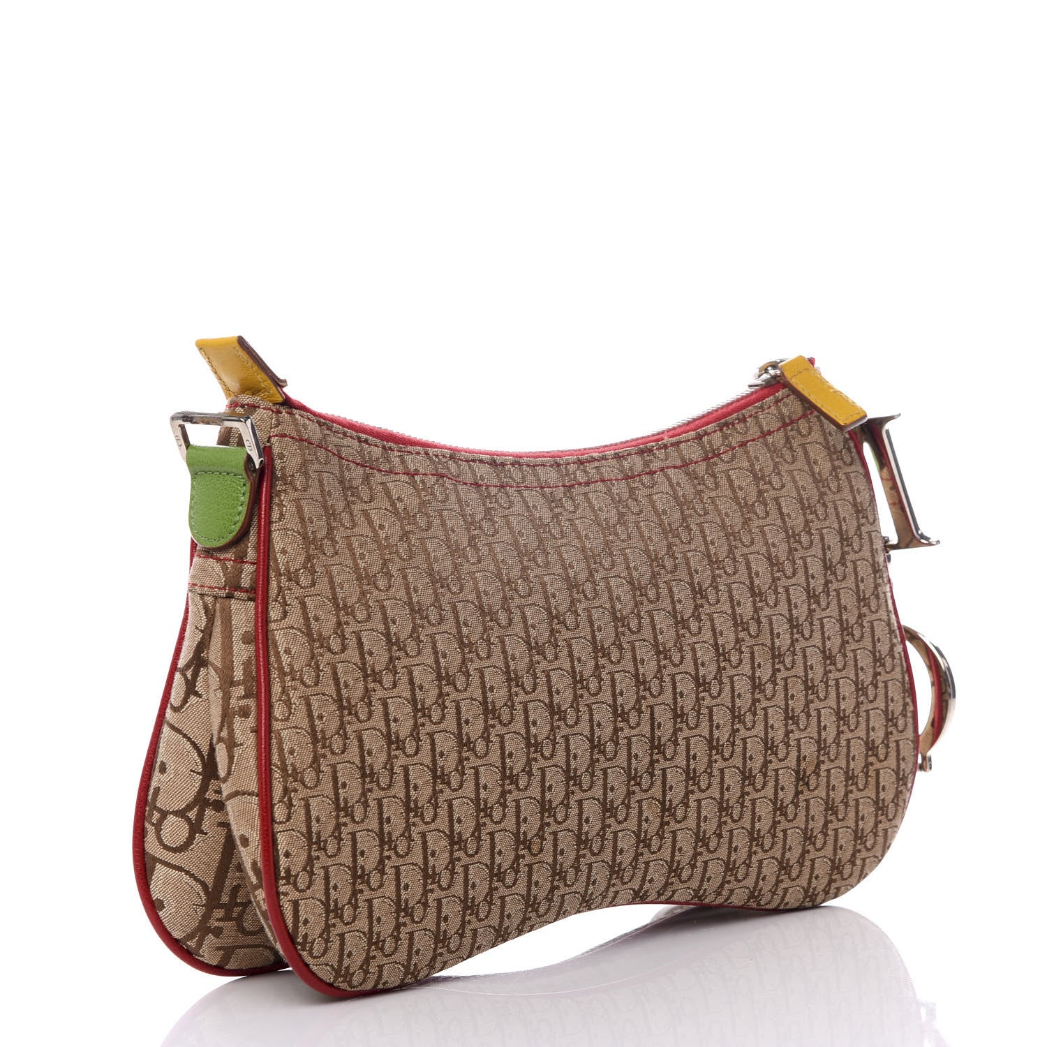 Christian Dior Monogram Rasta Double Saddle Beige 2 of 8