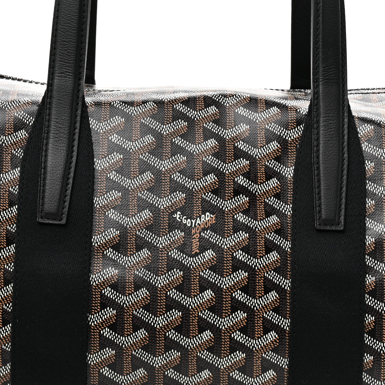 Goyard Goyardine Barrel 40 Sports Bag Black 8 of 10