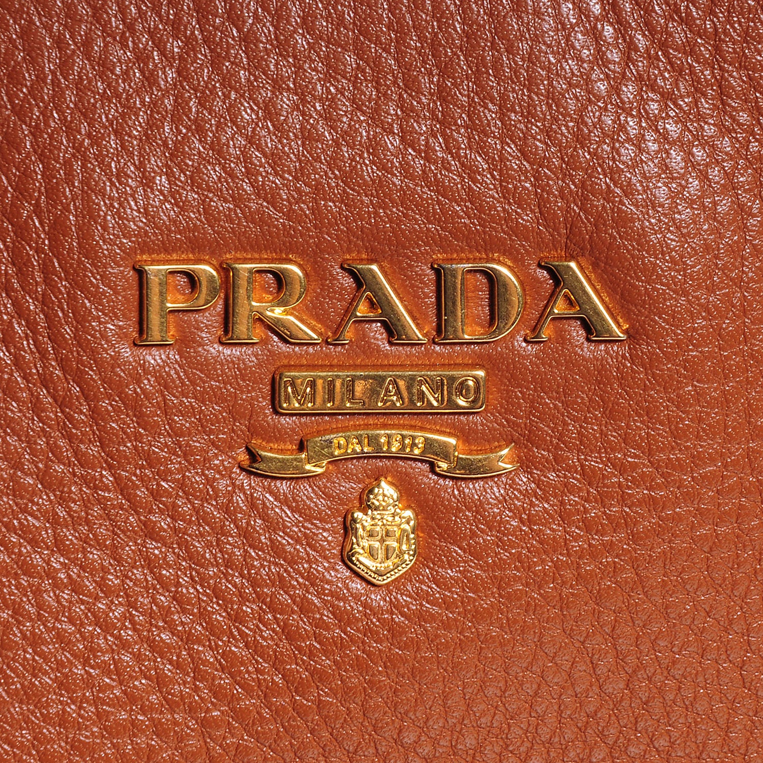 Prada Vitello Daino Shopping Tote Brandy 8 of 12